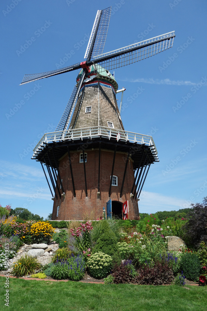 Restored working windmill