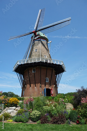 Restored working windmill