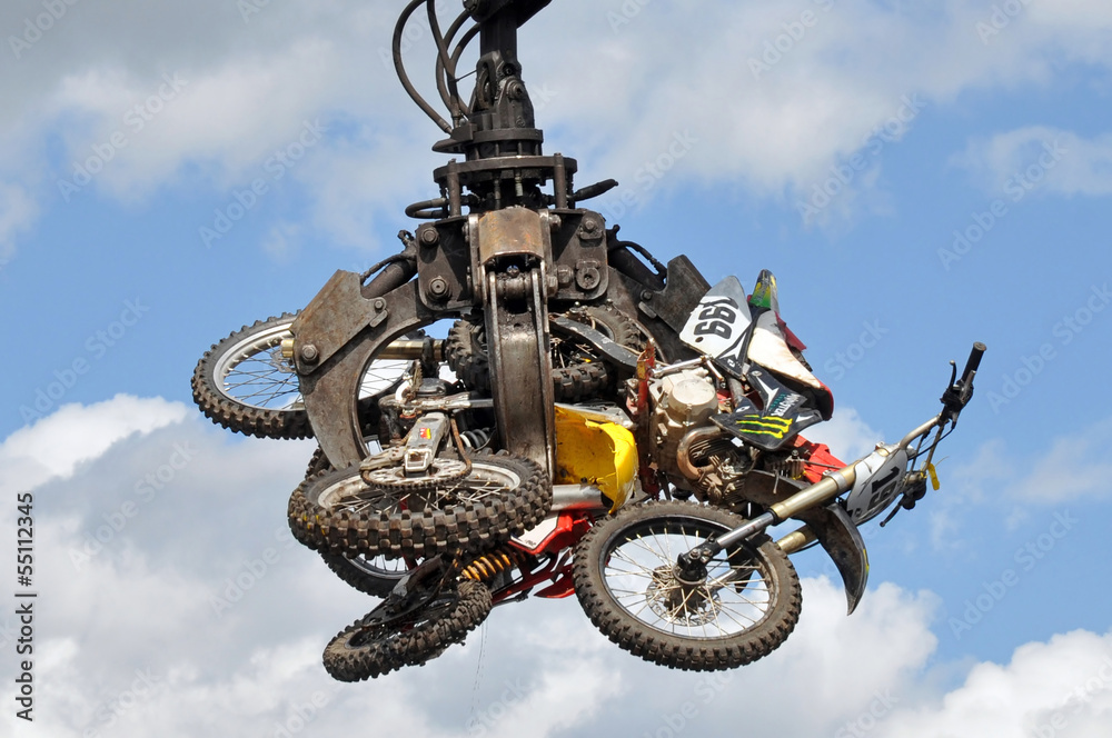 Obraz Scrap Motocykl Recykling