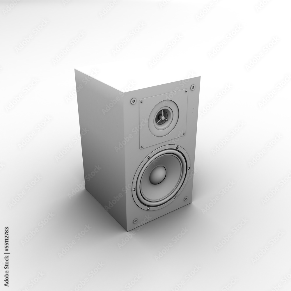 Obraz premium Speaker. 3d isolated