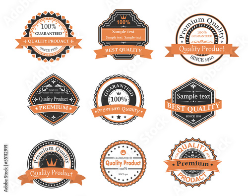 Quality ang warranty labels