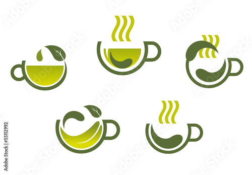 Herbal tea symbols