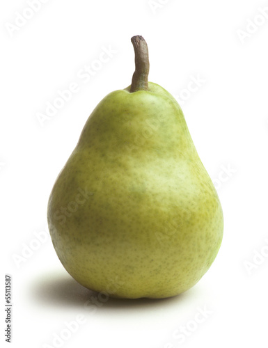 Bartlett Pear on White