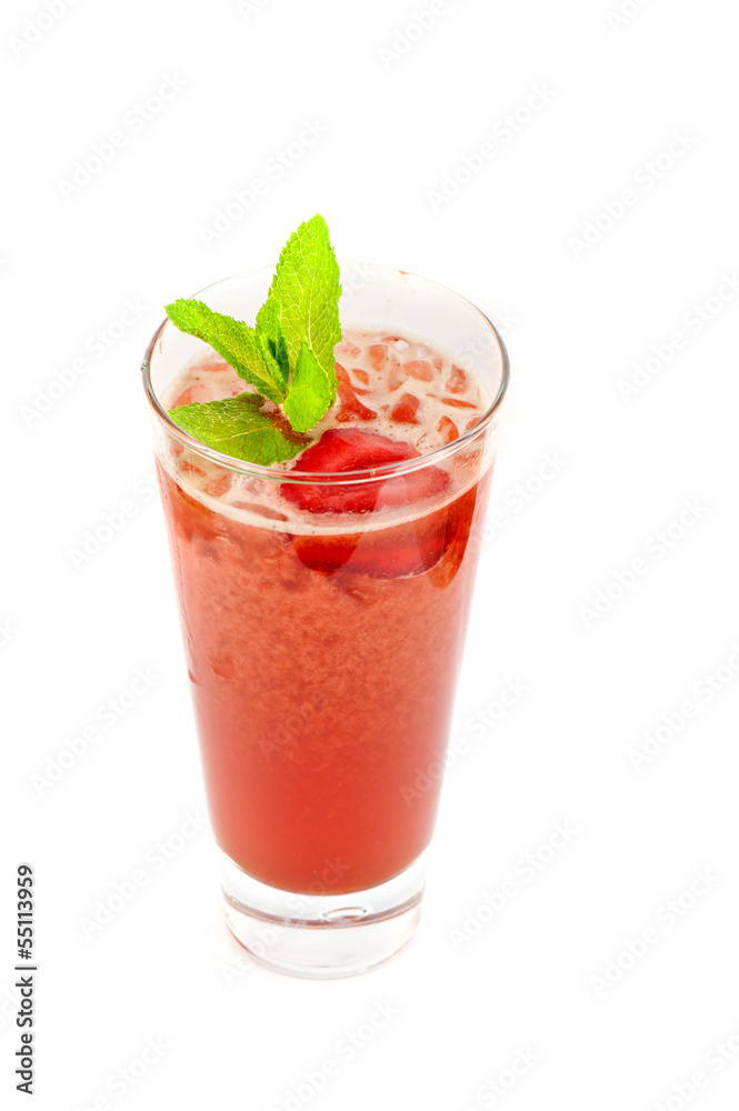 strawberry cold tea strawberry cold tea