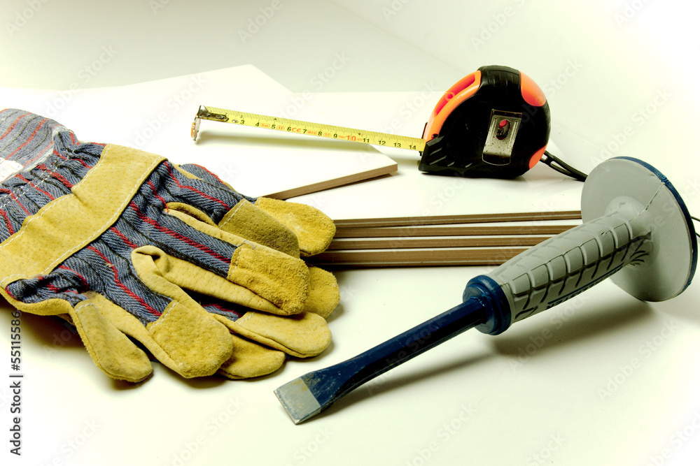 Ταπετσαρία travaux bricolage carrelage burin