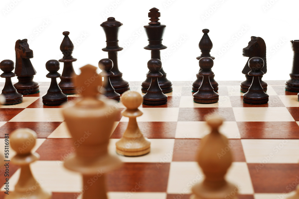 view from king of first move pawn view from king of first move pawn