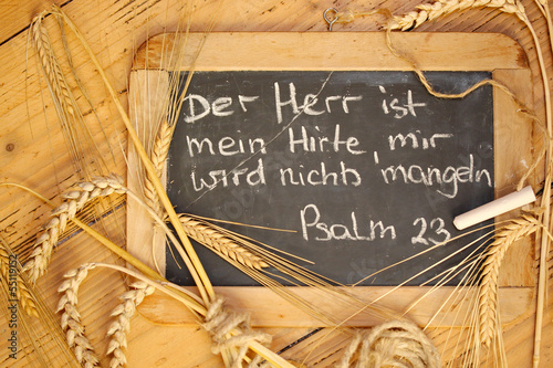 Foto Zum Erntedank Psalm 23