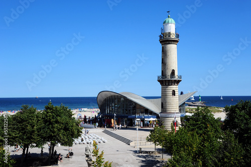 Warnemünde Alter historischer Leuchtturm