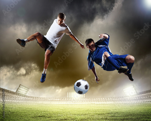 Two football player © Sergey Nivens