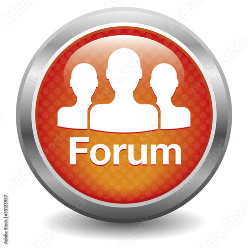 Forum icon. red