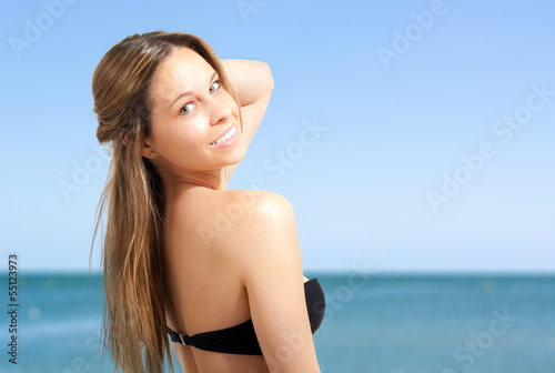 Beautiful bikini woman