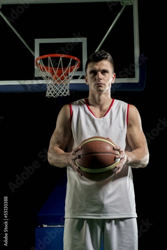 Basketball player portrait © .shock