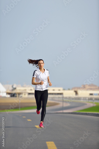 woman jogging at morning © .shock