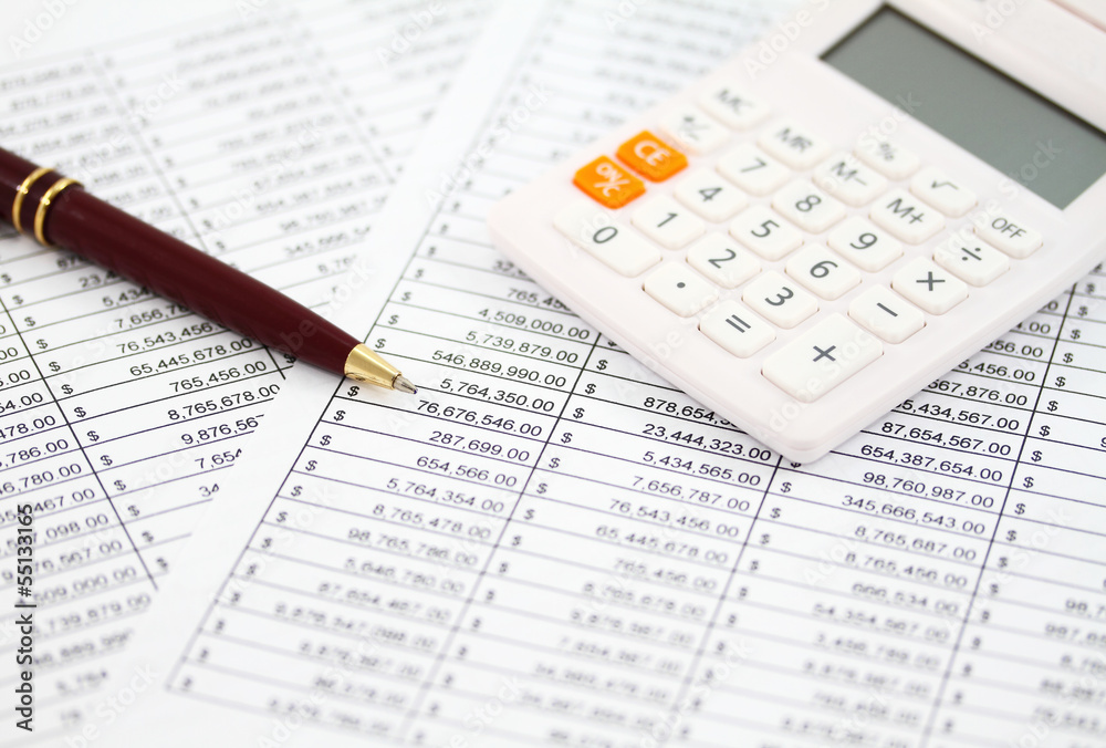 Number of digits of financial statistics Number of digits of financial statistics
