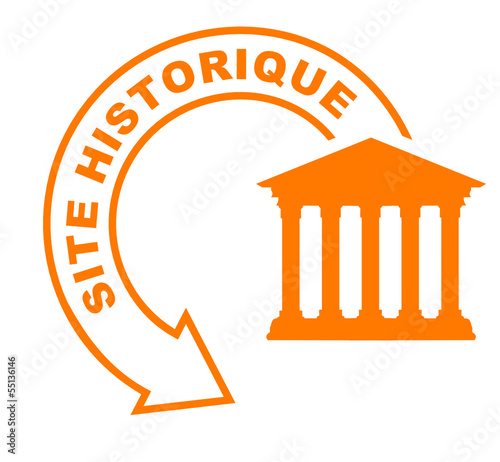 site historique flèche orange
