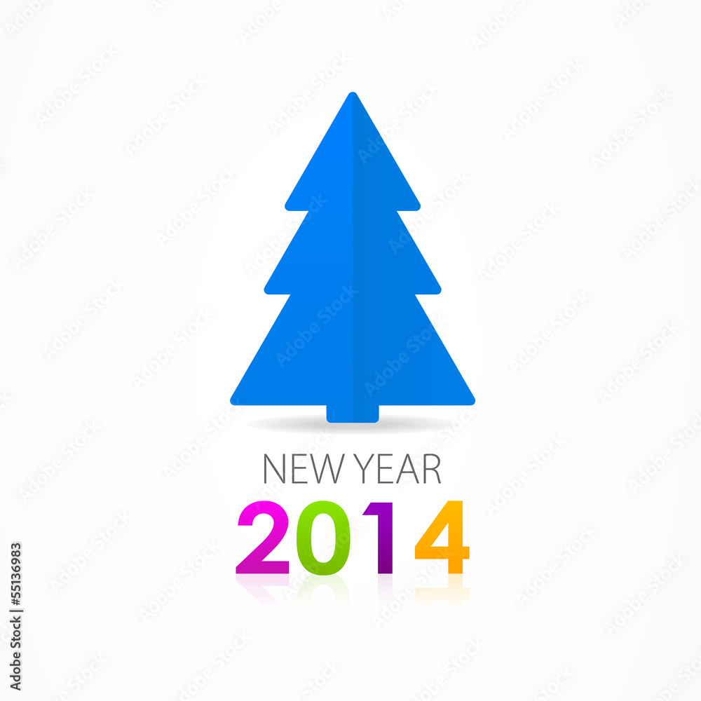 Fototapeta premium Christmas tree 2014