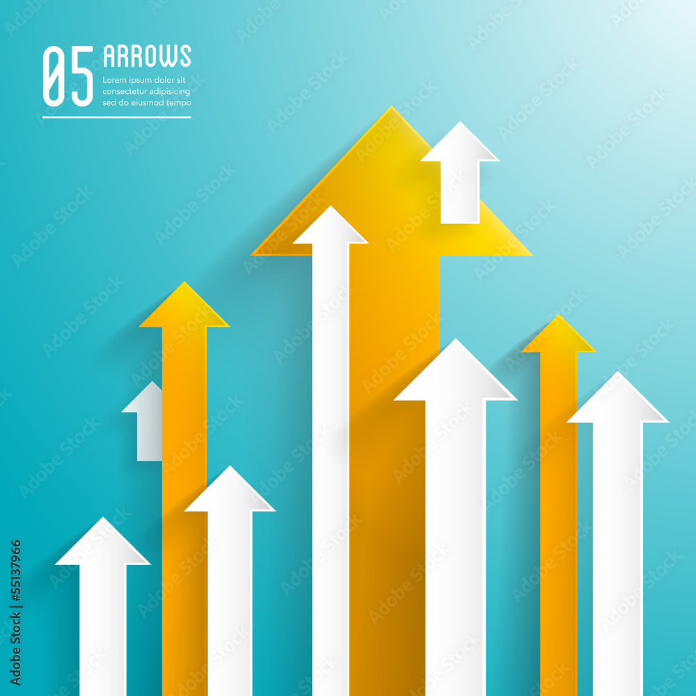 paper arrows background - graphic design template paper arrows background - graphic design template