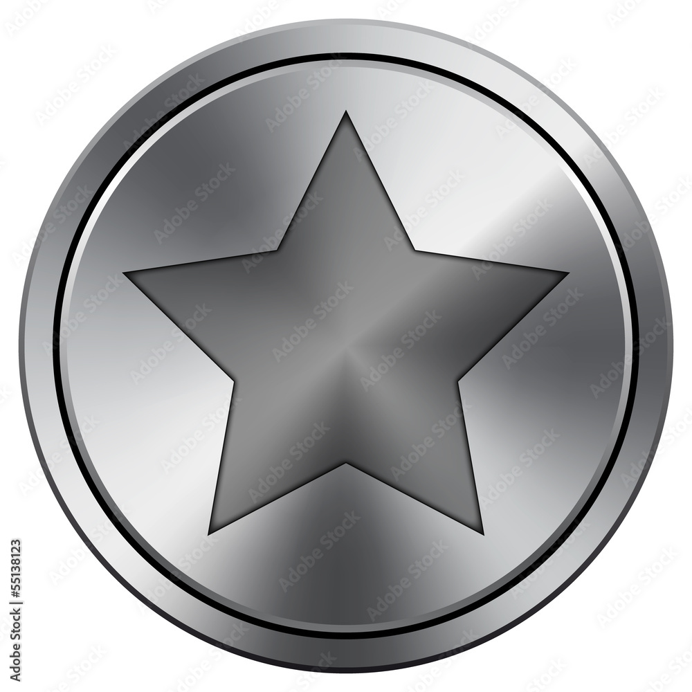Shiny metallic icon Shiny metallic icon