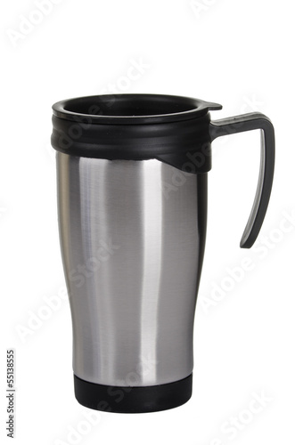 Shiny Metal travel thermo-cup