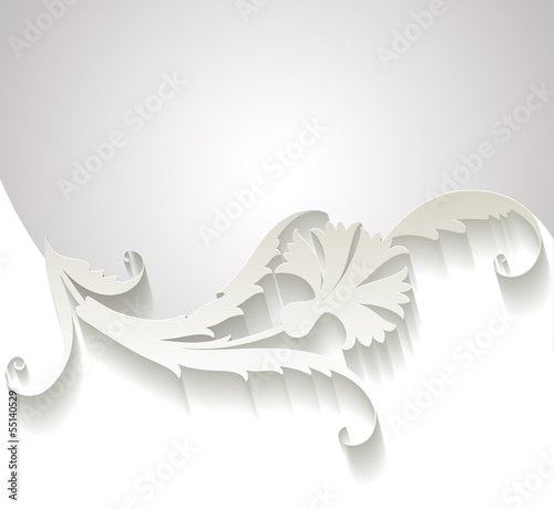 Origami Karanfil İllustrasyonu