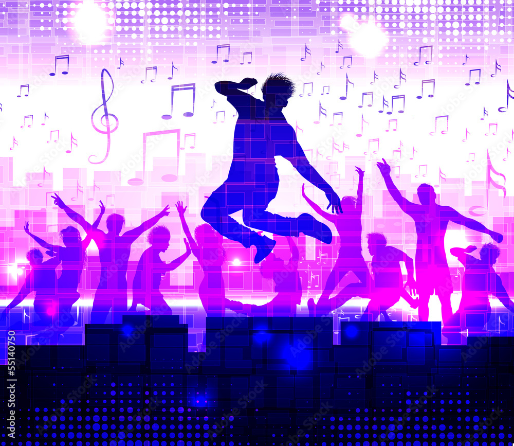 Dancing people Dancing people