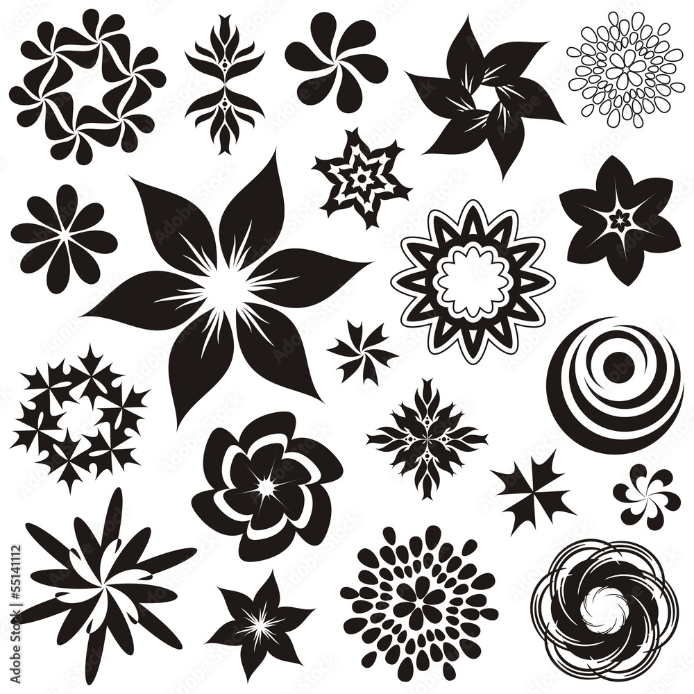 Flower symbols Flower symbols