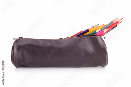 pencil case isolated