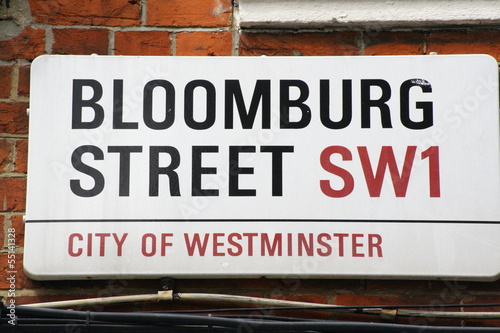 Bloomberg Street a Famous London Street