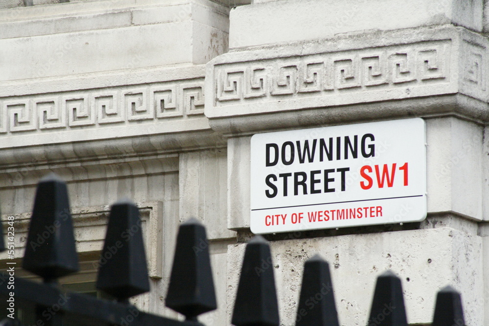 Obraz premium Znak Downing Street