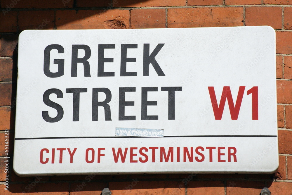 Greek Street a Famous London Address