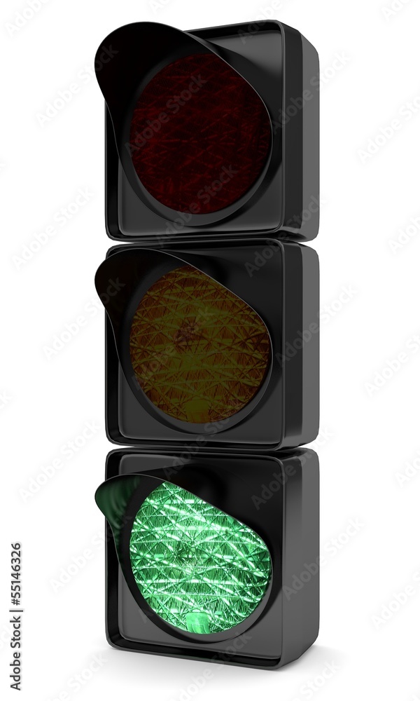 ampel grün Stock-Illustration | Adobe Stock