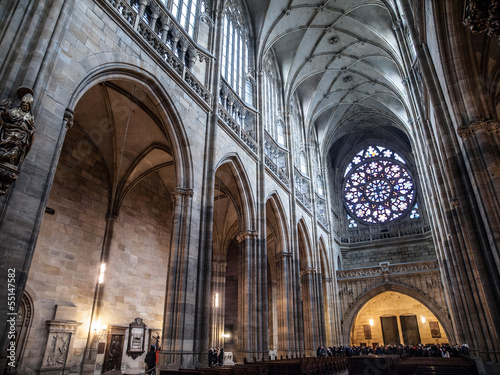 St. Vitus cathedral in Prague photo