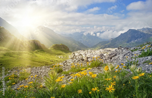 Mountains landscape