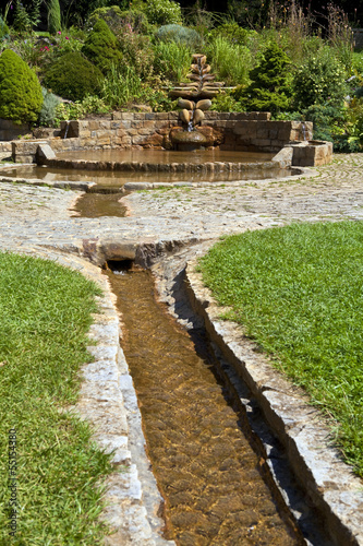 The Vesica Pool in the Chalice Well Gardens