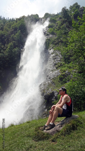 Fototapeta Naklejka Na Ścianę i Meble -  Partschinser Wasserfall,Südtirol