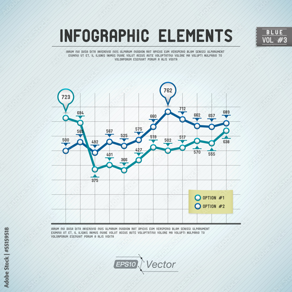 Detailed colorful infographic elements Detailed colorful infographic elements