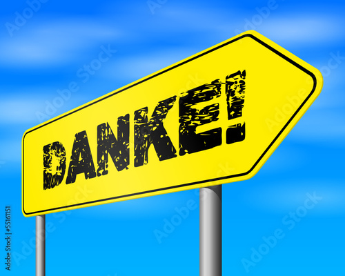 schild r danke I