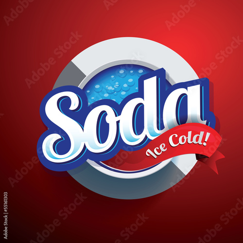 Retro Soda Design vector