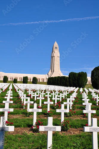 Ossuaire de douaumont in Verdun, France photo