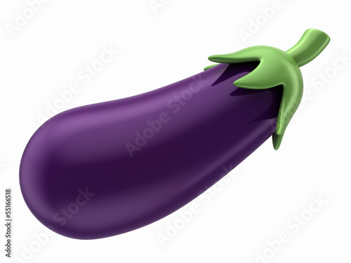 3d render of an eggplant photo
