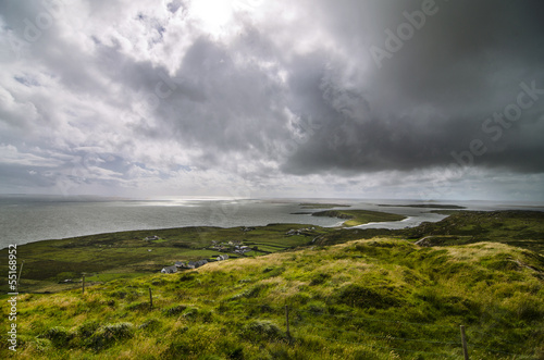 Beautiful landscape in Connemara, Ireland