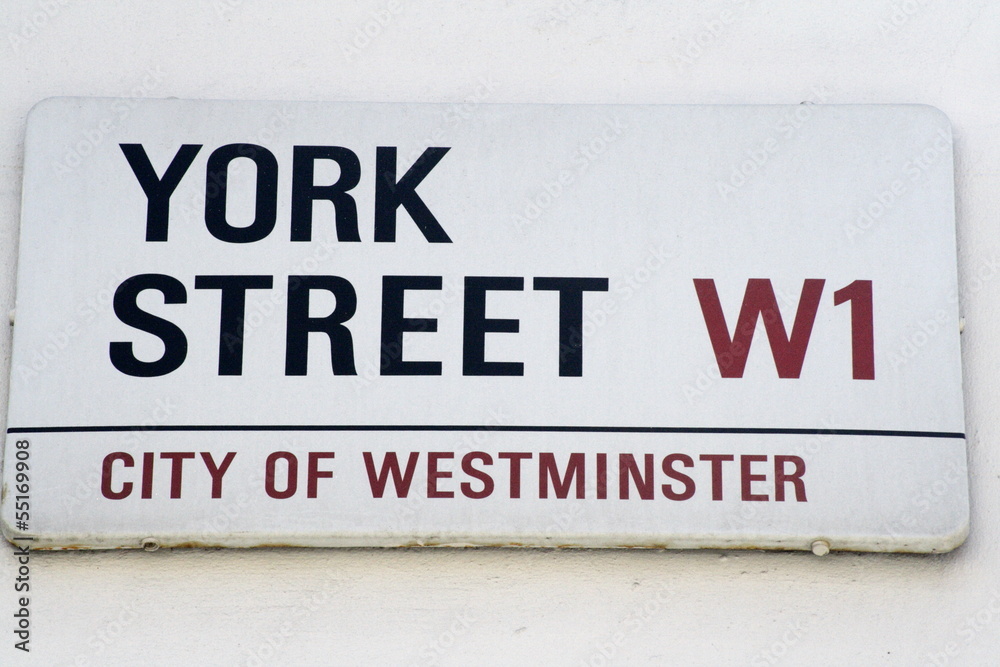 York Street a famous street in London