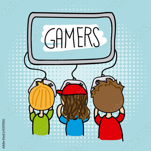 gamers sketch