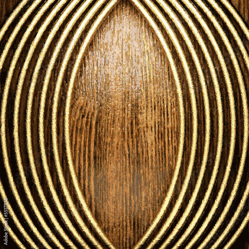 golden and wood background