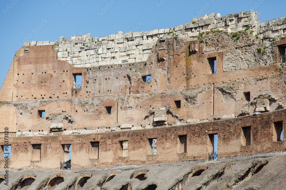 Broken Walls of Roman Colisuem