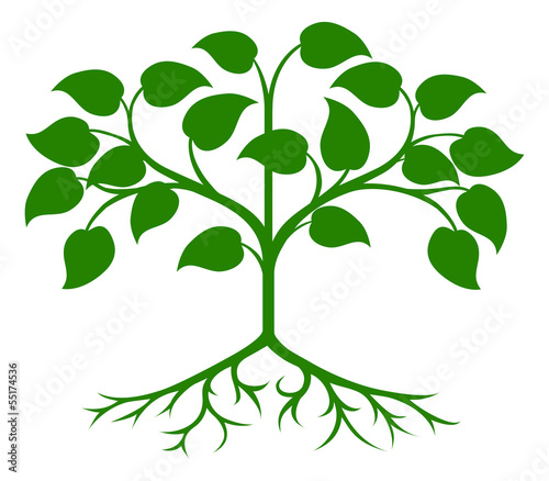 Stylised tree icon