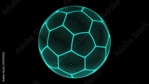 Soccer ball. Looping.