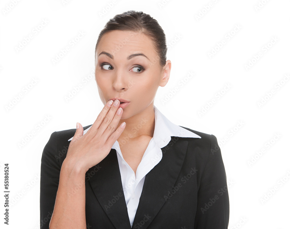 Surprised businessman. Portrait of surprised young businessman c Surprised businessman. Portrait of surprised young businessman c