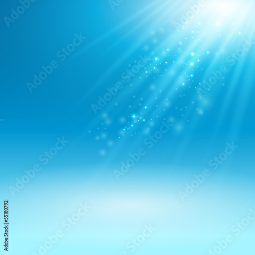 Underwater background. Vector Illustration