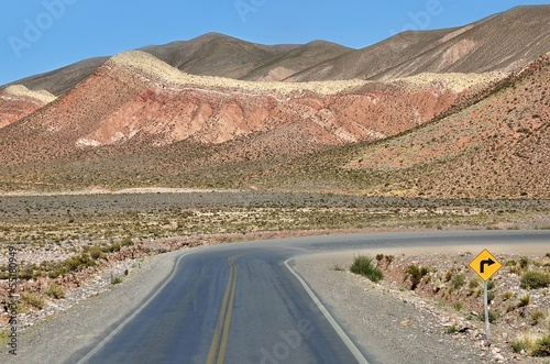 Road in Andes.